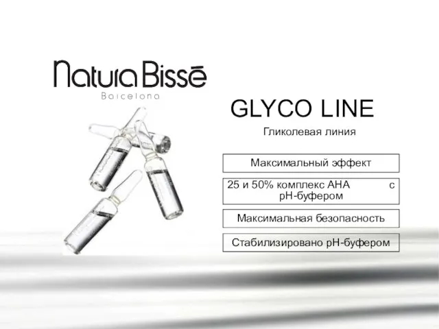 GLYCO LINE Гликолевая линия 25 и 50% комплекс AHA c pH-буфером Максимальный