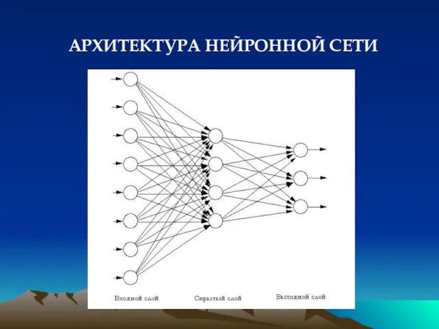 АРХИТЕКТУРА НЕЙРОННОЙ СЕТИ