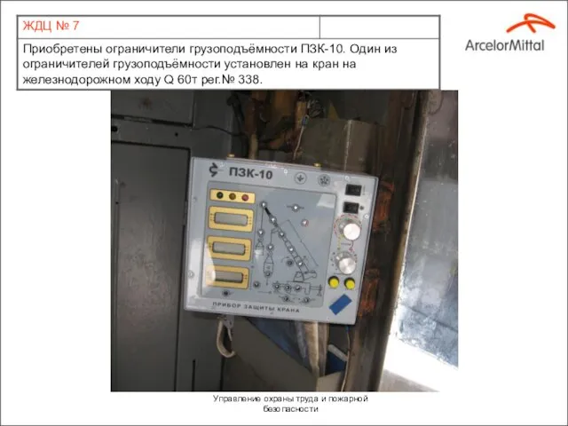 Управление охраны труда и пожарной безопасности