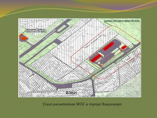 План размещения МПС в городе Владимире