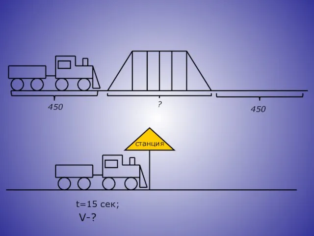 V-? t=15 сек; ? 450 450 станция