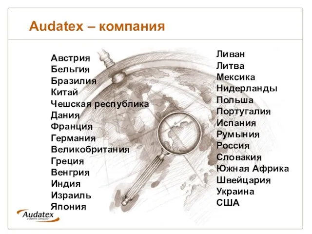 Audatex – компания Австрия Бельгия Бразилия Китай Чешская республика Дания Франция Германия