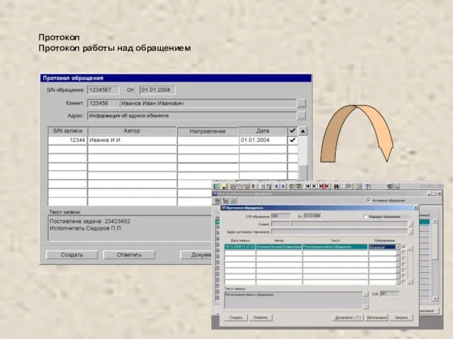 Протокол Протокол работы над обращением