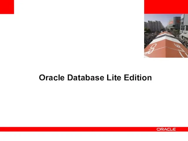 Oracle Database Lite Edition