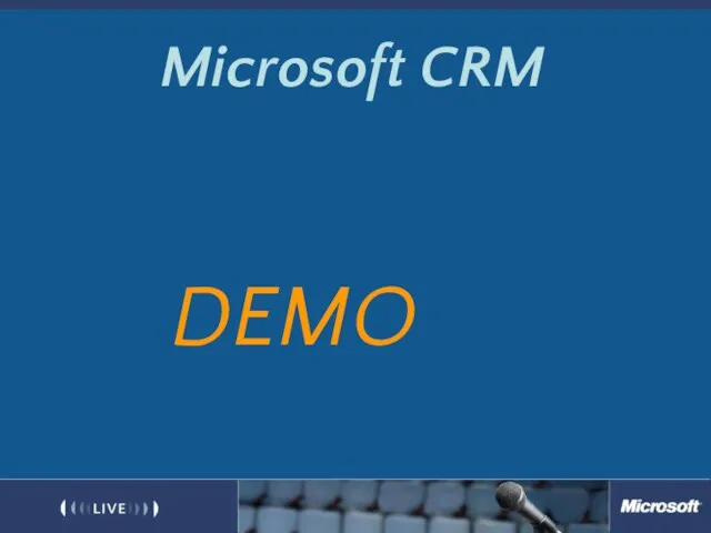 Microsoft CRM DEMO