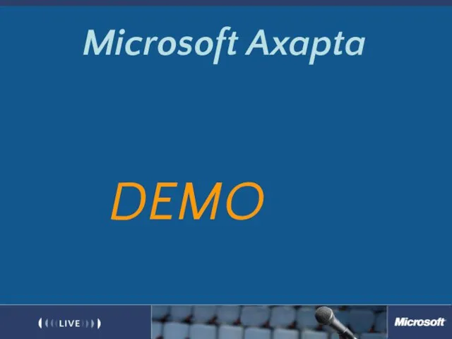 Microsoft Axapta DEMO