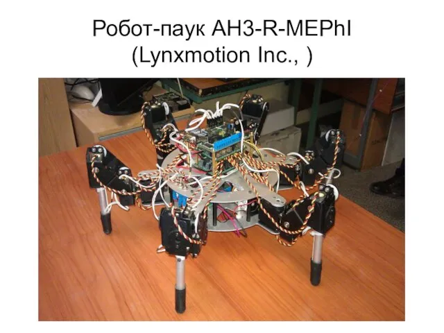 Робот-паук AH3-R-MEPhI (Lynxmotion Inc., )