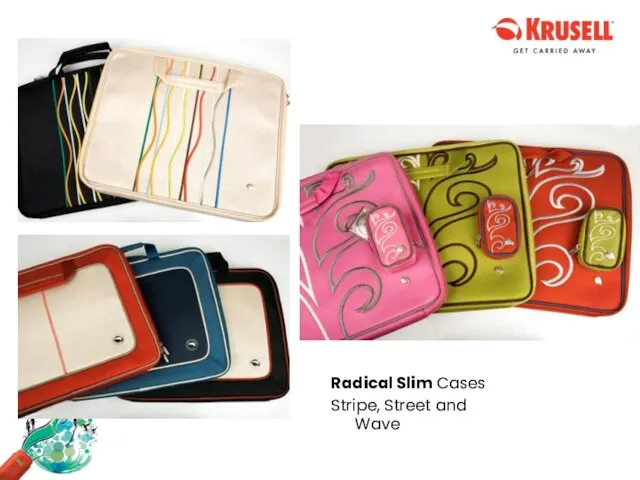 Radical Slim Cases Stripe, Street and Wave