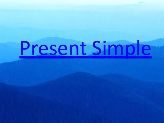 Present Simple