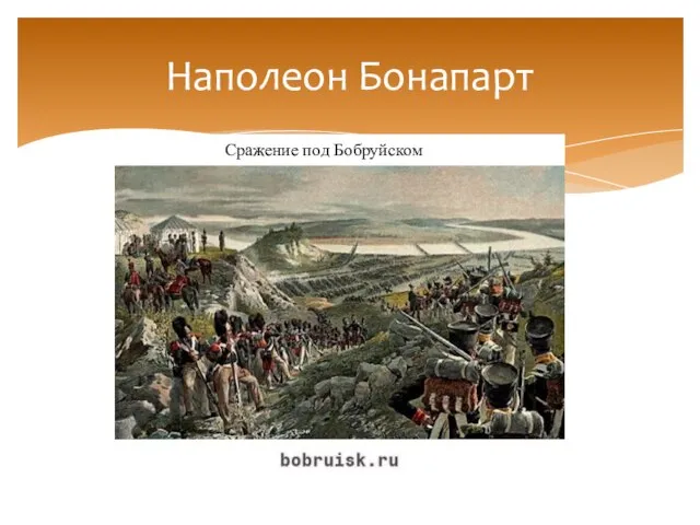 Наполеон Бонапарт Сражение под Бобруйском