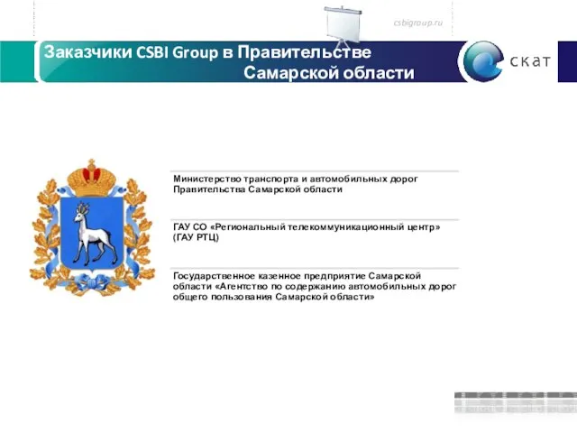 Заказчики CSBI Group в Правительстве Самарской области csbigroup.ru