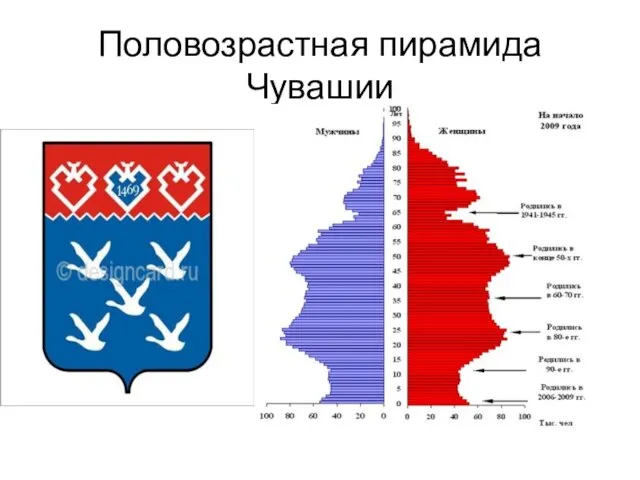 Половозрастная пирамида Чувашии