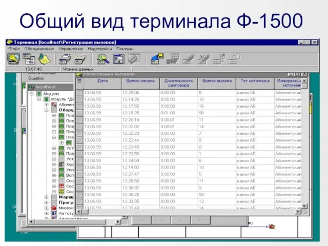 Общий вид терминала Ф-1500