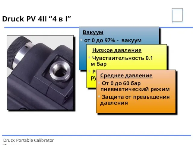 Вакуум от 0 до 97% - вакуум Низкое давление Чувствительность 0.1 м