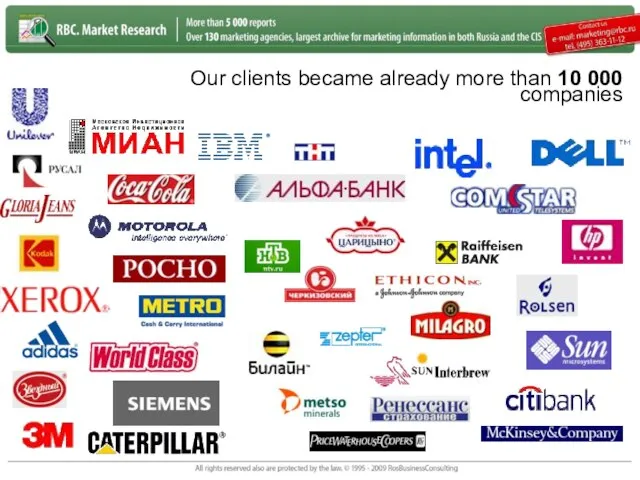Our clients became already more than 10 000 companies