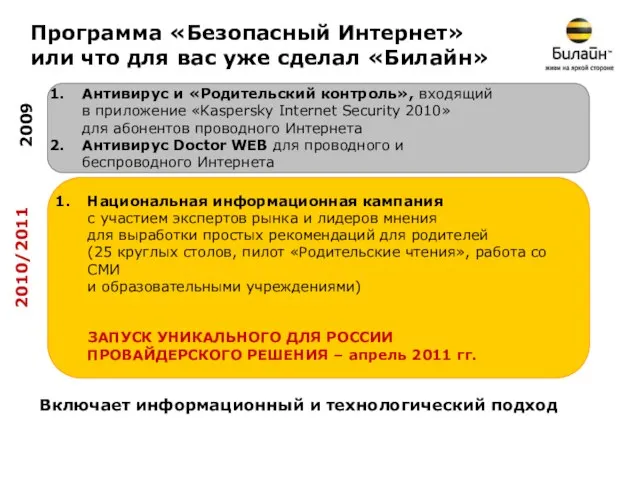 Программа «Безопасный Интернет» или что для вас уже сделал «Билайн» Антивирус и