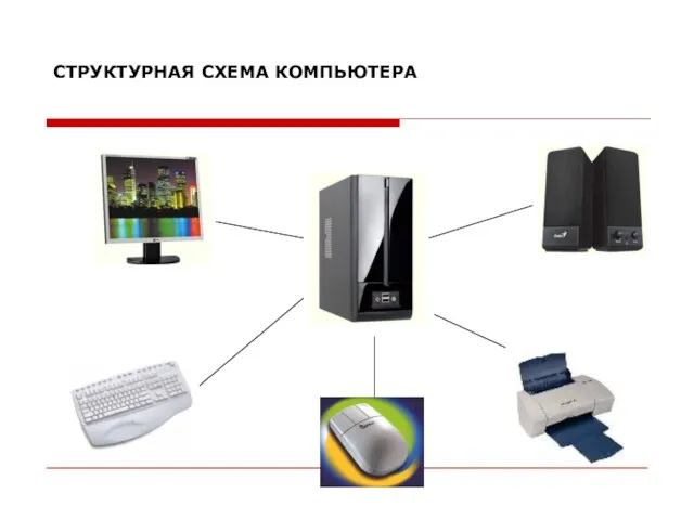 СТРУКТУРНАЯ СХЕМА КОМПЬЮТЕРА