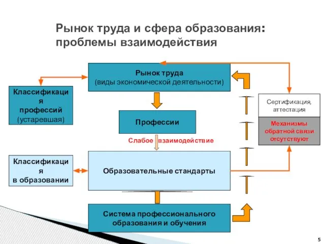 Рынок труда и сфера образования: проблемы взаимодействия Рынок труда (виды экономической деятельности)