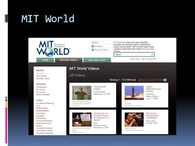 MIT World