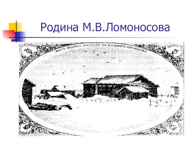 Родина М.В.Ломоносова