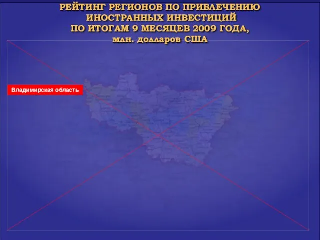 РЕЙТИНГ РЕГИОНОВ ПО ПРИВЛЕЧЕНИЮ ИНОСТРАННЫХ ИНВЕСТИЦИЙ ПО ИТОГАМ 9 МЕСЯЦЕВ 2009 ГОДА,