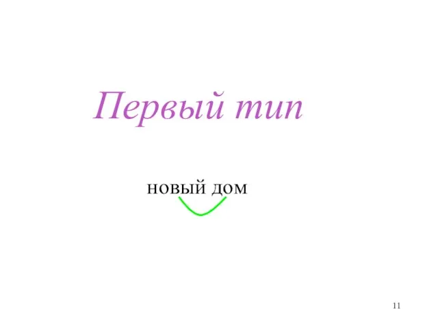 Первый тип новый дом