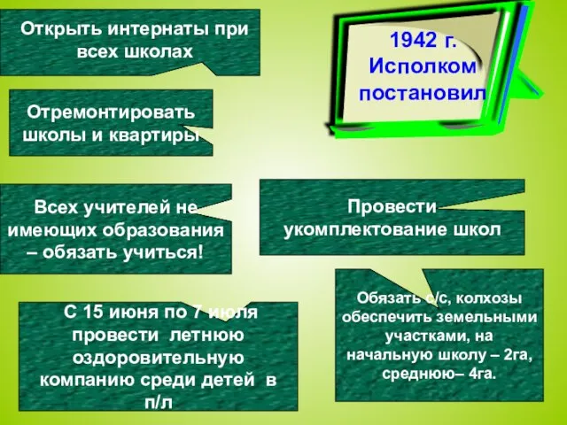 С 15 июня по 7 июля провести летнюю оздоровительную компанию среди детей