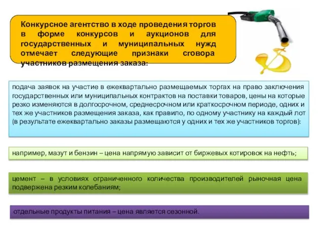 подача заявок на участие в ежеквартально размещаемых торгах на право заключения государственных