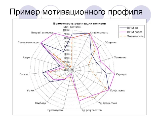 Пример мотивационного профиля