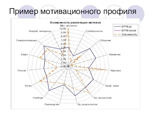 Пример мотивационного профиля