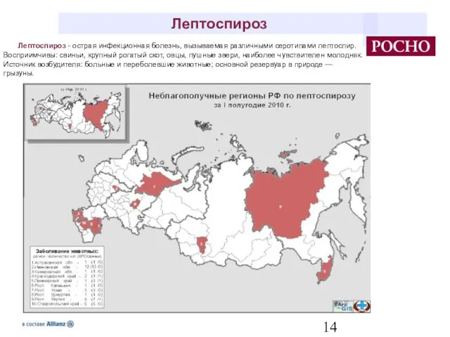 Лептоспироз - острая инфекционная болезнь, вызываемая различными серотипами лептоспир. Восприимчивы: свиньи, крупный