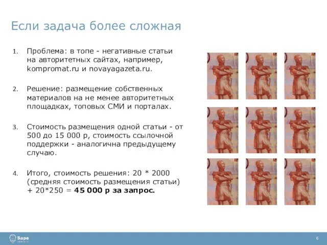 Если задача более сложная 6 Проблема: в топе - негативные статьи на