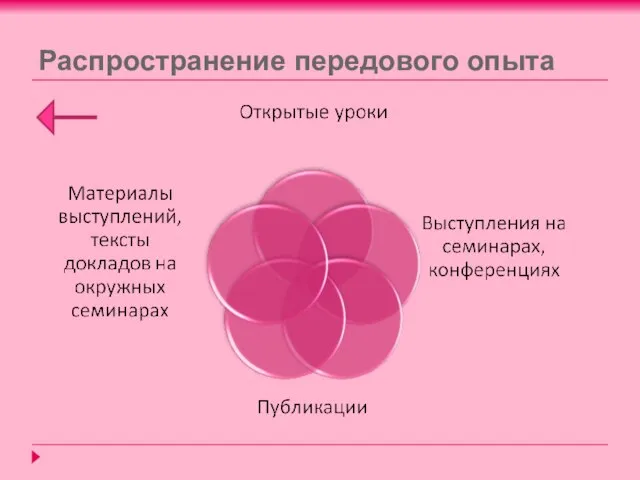 Распространение передового опыта