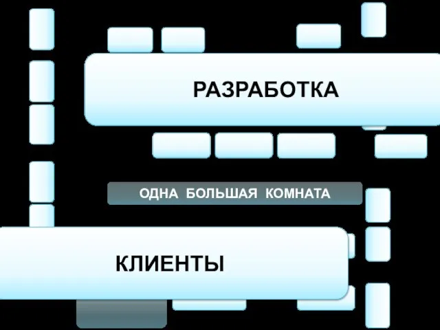 ОДНА БОЛЬШАЯ КОМНАТА КЛИЕНТЫ РАЗРАБОТКА