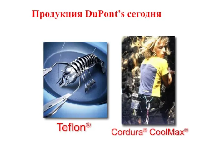 Продукция DuPont’s сегодня Life