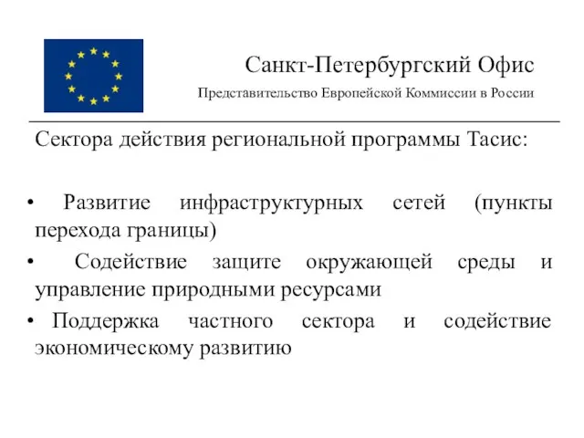 Санкт-Петербургский Офис Представительство Европейской Коммиссии в России