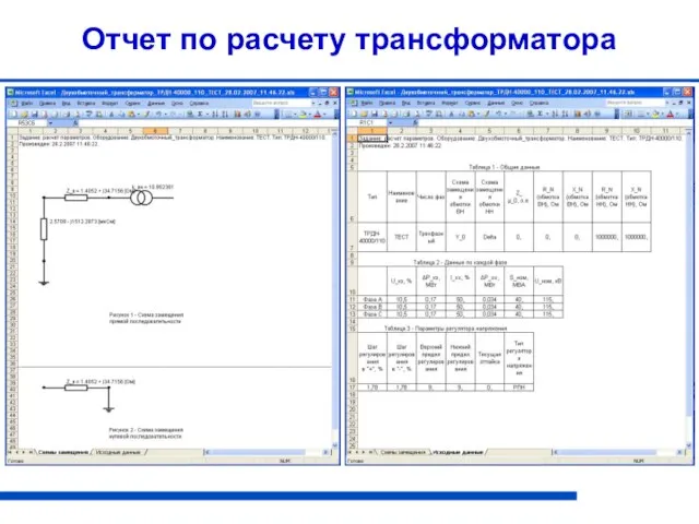 Отчет по расчету трансформатора