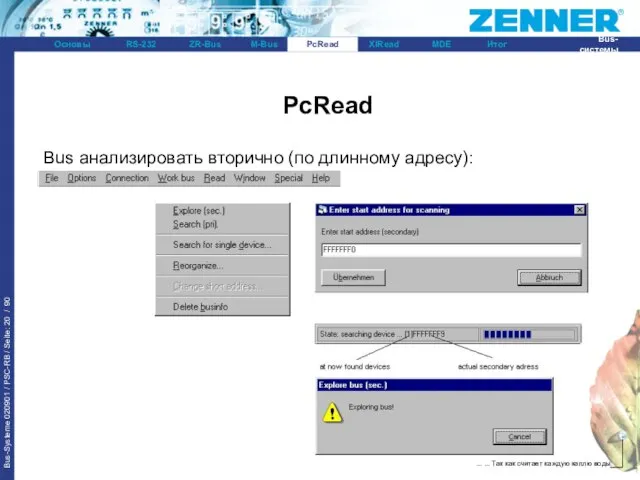 PcRead Bus анализировать вторично (по длинному адресу): PcRead