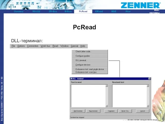 PcRead DLL-терминал: PcRead