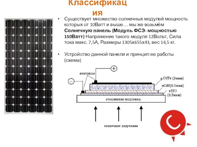 Существует множество солнечных модулей мощность которых от 10Ватт и выше… мы же