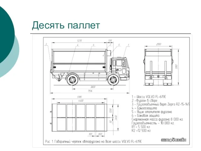 Десять паллет