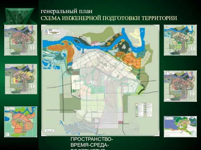 ПРОСТРАНСТВО-ВРЕМЯ-СРЕДА-ВОСПРИЯТИЕ генеральный план СХЕМА ИНЖЕНЕРНОЙ ПОДГОТОВКИ ТЕРРИТОРИИ