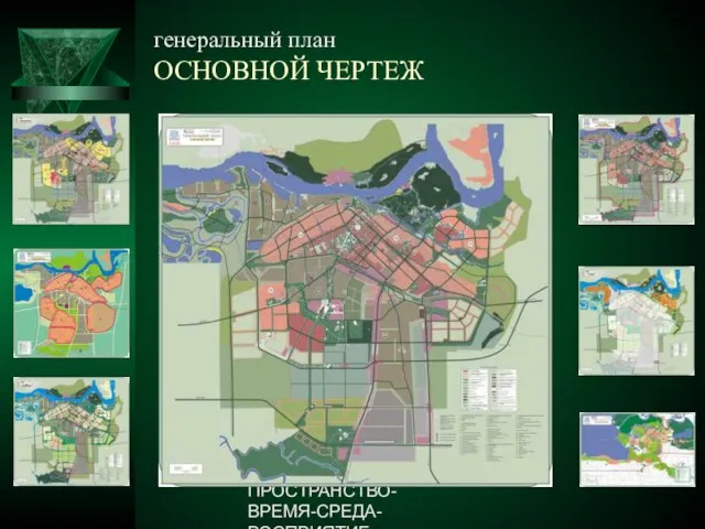 ПРОСТРАНСТВО-ВРЕМЯ-СРЕДА-ВОСПРИЯТИЕ генеральный план ОСНОВНОЙ ЧЕРТЕЖ