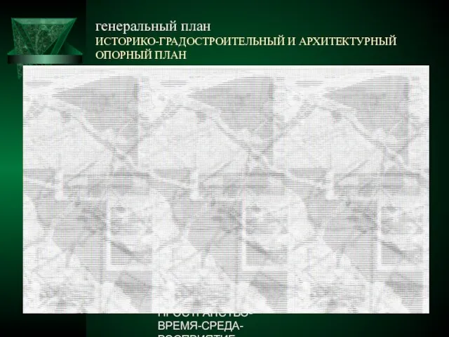 ПРОСТРАНСТВО-ВРЕМЯ-СРЕДА-ВОСПРИЯТИЕ генеральный план ИСТОРИКО-ГРАДОСТРОИТЕЛЬНЫЙ И АРХИТЕКТУРНЫЙ ОПОРНЫЙ ПЛАН