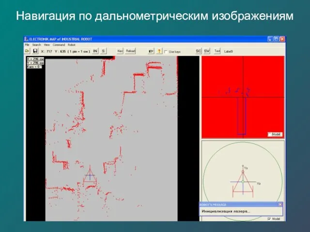 Навигация по дальнометрическим изображениям