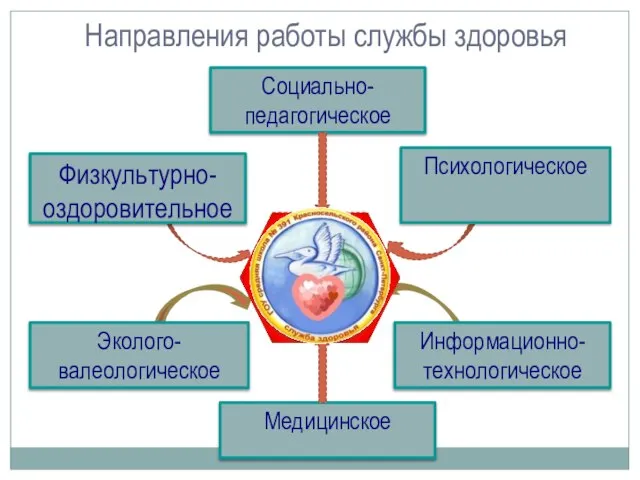 Направления работы службы здоровья