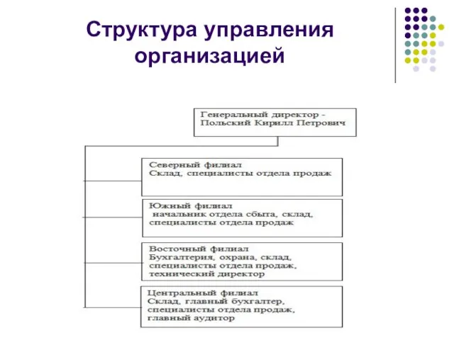 Структура управления организацией