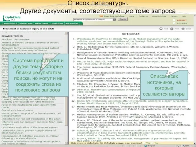 Список литературы. Другие документы, соответствующие теме запроса Система предлагает и другие темы,