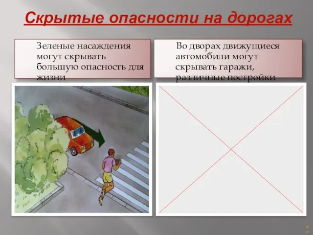 Скрытые опасности на дорогах Зеленые насаждения могут скрывать большую опасность для жизни