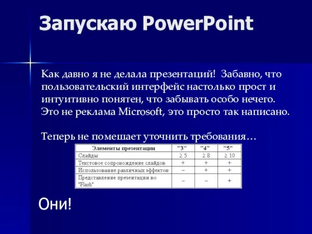 Запускаю PowerPoint Как давно я не делала презентаций! Забавно, что пользовательский интерфейс